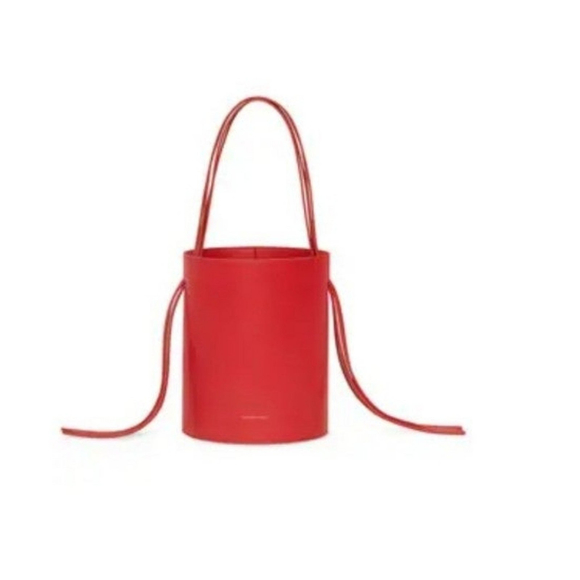 Mansur Gavriel Handbags - Mansur Gavriel Flama Calf Fringe Bucket Bag